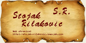 Stojak Rilaković vizit kartica